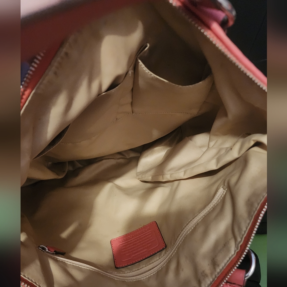 Coach Daisy Spectator EMMA PINK Leather Tote Bag - Picture 7 of 7